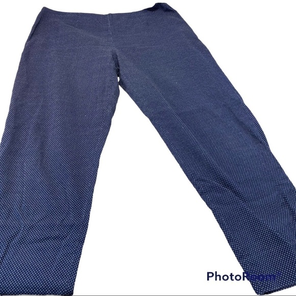 Piazza Sempione Audrey Micro-Print Cotton Satin Slim-Leg Capri Trousers - Picture 7 of 16